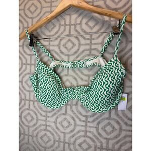 Old Navy Textured Underwire‎ Balconette Swim Top size XL NWT